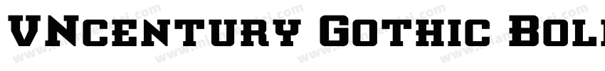 VNcentury Gothic Bold字体转换